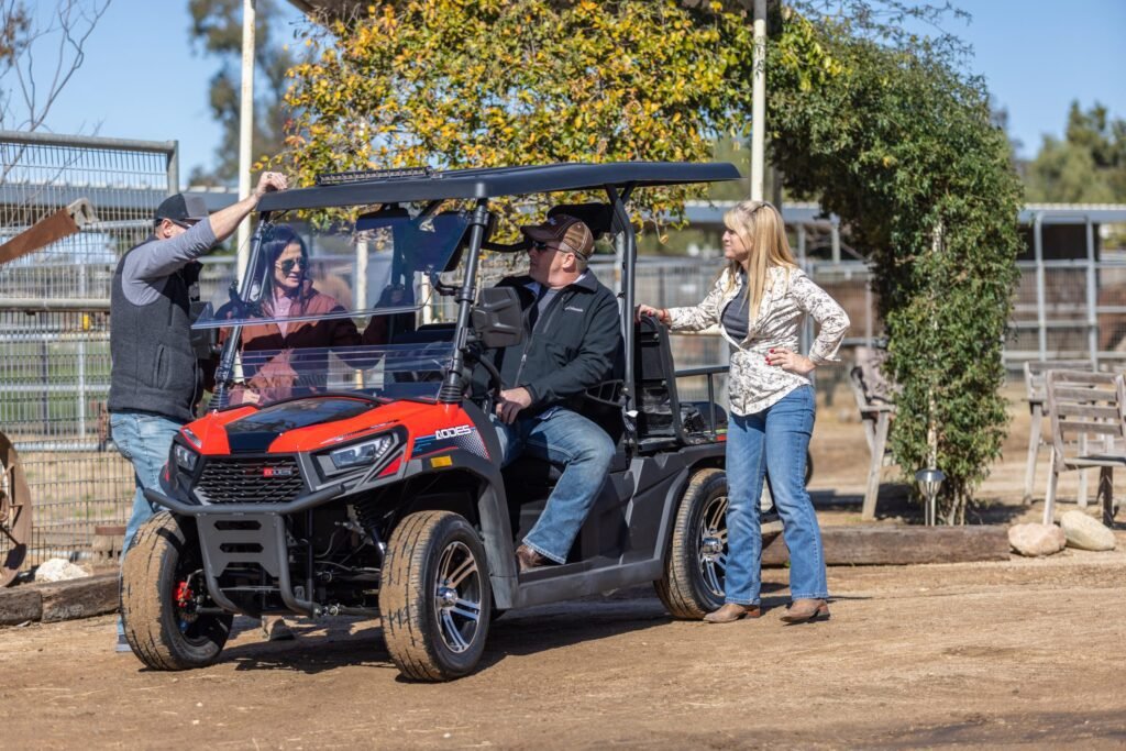AODES TrailCross 400 Golf rear axle and engine
