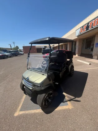 2026 Tara Summit Air 4 Road green lithium golf cart with golf-bag attachment, stock 1328