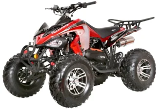 Coolster 3200S Sports Style Adult ATV, Alloy Rims, Automatic with Reverse, 4-Stroke, Single Cylinder, Air Cooled, Upgraded Suspension