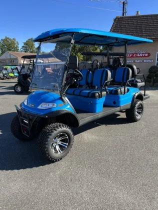 2023 Aetric A60L Carib Blue six-seat 160Ah lithium LSV