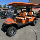 2023 Aetric A60L Orange six-seat 160Ah lithium LSV