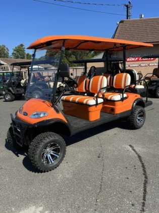2023 Aetric A60L Orange six-seat 160Ah lithium LSV