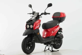 New Vitacci ARMADA 50cc Scooter, Automatic CVT, 4-Stroke Single-Cylinder, Forced-Air Cooled, Electric & Kick Start, Seat Height 29.92 Inches for Comfortable Riding
