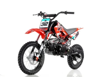 Apollo DB-32 110cc Dirt Bike, 4-Speed Semi-Automatic, 4-Stroke, Air Cooled