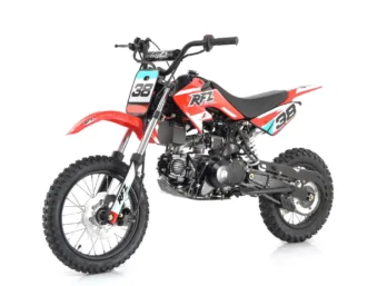 Apollo DB-38 110cc Dirt Bike, Fully Automatic, Air Cooled, Electric Start, 30″ Seat Height