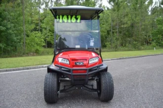 2025 Club Car Onward Lifted four-passenger HP electric golf cart VIN DV2525-667217