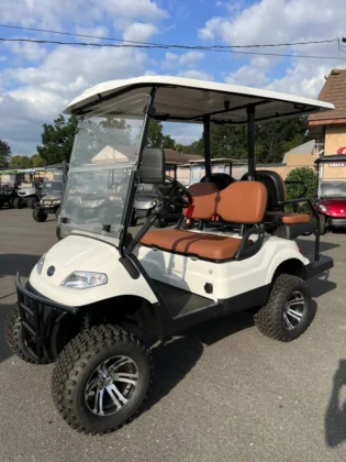 2024 Elite Alset EV4L Crystal Pearl White 48V LSV