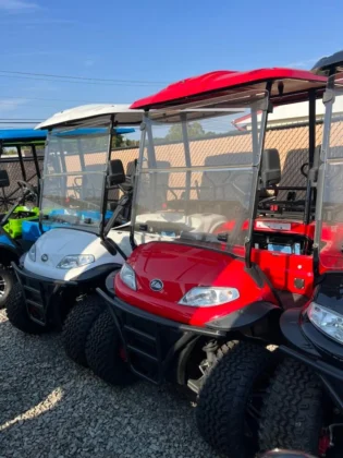 2024 Elite Alset EV4L Flame Red 48V LSV
