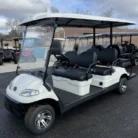 2023 Elite Alset EV6 Crystal Pearl White six-passenger LSV