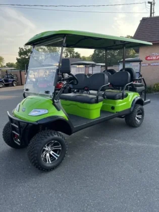 2023 Elite Alset EV6L Margarita Green six-passenger 48V LSV