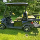 2018 Club Car Tempo Gasoline golf cart in Black