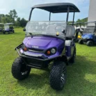 2025 E-Z-GO S4 golf cart in Plum Purple