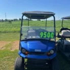 2025 E-Z-GO Express 4 ELiTE golf cart in Electric Blue