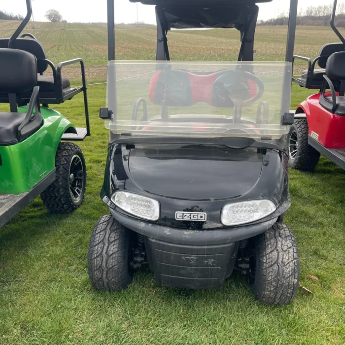 2021 E-Z-GO RXV Gas golf cart in Black, stock 5581444