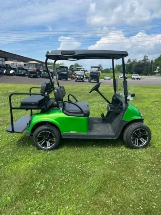 2020 E-Z-GO RXV Electric golf cart in Monster Green, stock 5558608