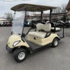 2016 Yamaha Drive 48V Electric golf cart in Sunstone Tan with four seats