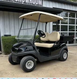 2015 Club Car Tempo electric two-passenger maintenance cart with cargo box