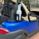 2020 Club Car Tempo electric golf cart in Blue with Beige seating