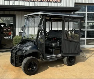 2023 Advanced EV AEV 4 Series lifted lithium golf cart in Black