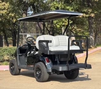 Certified pre-owned E-Z-GO Freedom RXV HP lithium golf cart in Black