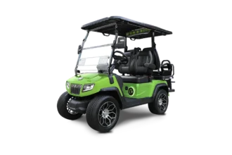 2025 Evolution D5 Ranger 2+2 Plus Lime Green lithium golf cart