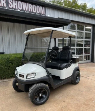 2018 Club Car Tempo White 105Ah lithium golf cart serial JE1844-923299