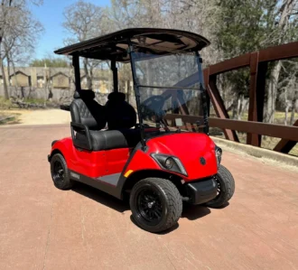 2024 Yamaha Drive2 gas golf cart in Red