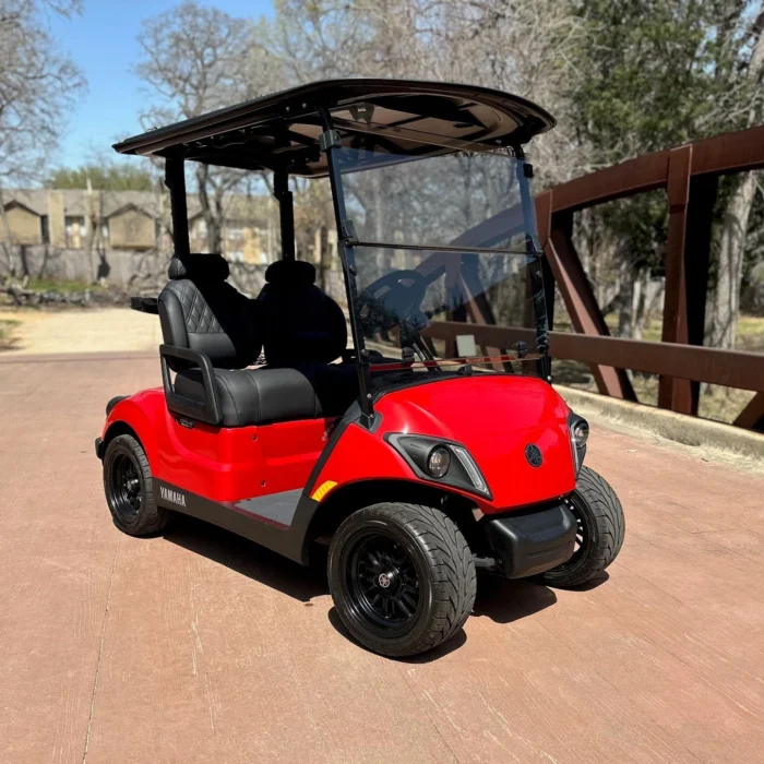 2024 Yamaha Drive2 gas golf cart in Red