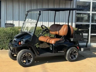 2025 E-Z-GO Express S4 ELiTE Black lithium four-passenger golf cart
