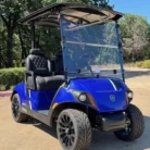 2026 Yamaha Drive2 Racing Blue gas golf cart serial J0D-901563