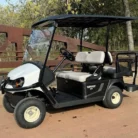 2025 Cushman Shuttle 2+2 gas four-passenger golf cart in White
