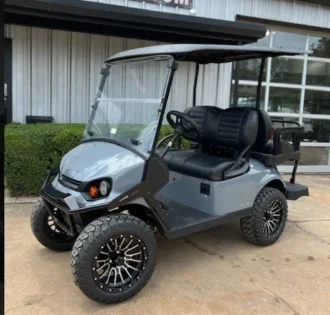 2025 E-Z-GO Express S4 ELiTE Ocean Grey lithium four-passenger golf cart