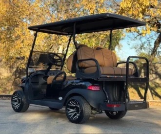2026 Club Car Onward lifted Black electric golf cart VIN TM2601-706875