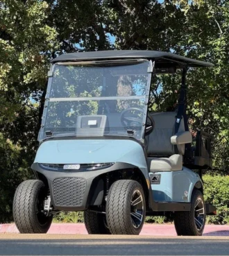2026 E-Z-GO RXV Ocean Gray high-performance lithium golf cart VIN 5930177