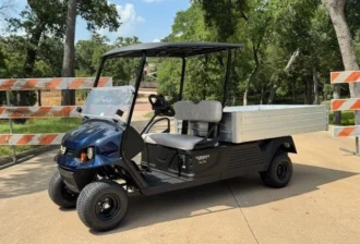 2025 Cushman Hauler Patriot Blue lithium utility vehicle VIN 3661300