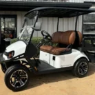 2025 E-Z-GO Express S4 ELiTE White lithium four-passenger golf cart