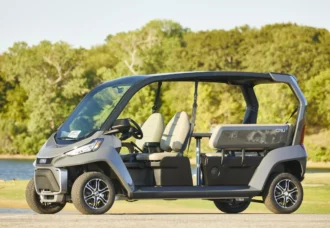 2025 Club Car CRU Magnesium Grey six-passenger electric LSV