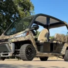 2025 Club Car CRU Camo electric vehicle, lithium and AGM battery records require verification