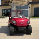 2014 Yamaha Drive Red electric golf cart VIN JC1-501597