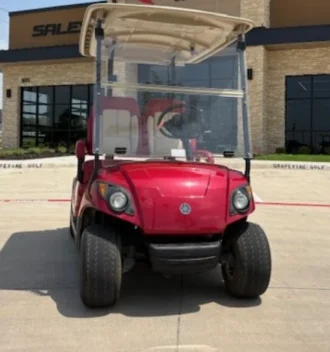 2014 Yamaha Drive Red electric golf cart VIN JC1-501597