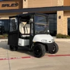 2015 E-Z-GO RXV Bright White two-passenger electric golf cart VIN 5462428