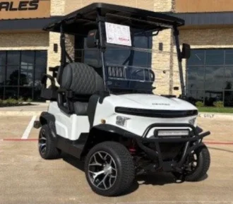 2026 Denago Nomad Plus White lithium golf cart VIN 7XBAAAAB5SA300574