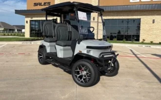 2026 Denago Rover XL Grey lifted lithium golf cart VIN 7XBADABA2SA021581