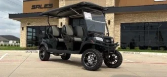 2025 Club Car Onward Lifted gas golf cart in Black serial AW2508-638969