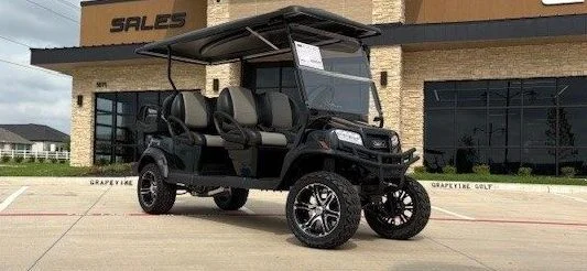 EMT-24097-001-front-28-e1767796638127-1.webp 2025 Club Car Onward Lifted gas golf cart in Black serial AW2508-638969