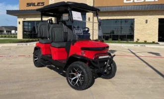 2026 Denago Rover XL Scarlet lifted lithium golf cart VIN 7XBADABA6SA018506
