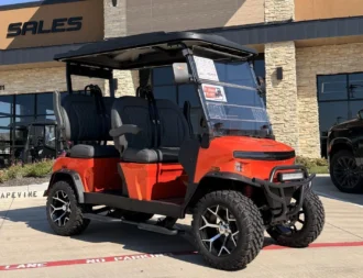2026 Denago Rover XL Lava lifted lithium golf cart VIN 7XBADABA9SA022467
