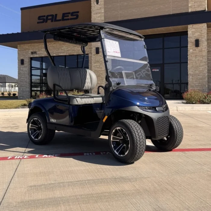EMT-24229-001-IMG_2806-e1767795297668.webp 2026 E-Z-GO Freedom RXV ELiTE Patriot Blue lithium golf cart VIN 5945419