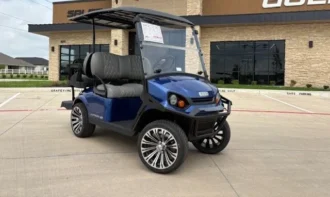 2025 E-Z-GO Express S4 ELiTE Electric Blue lithium golf cart VIN 3652891