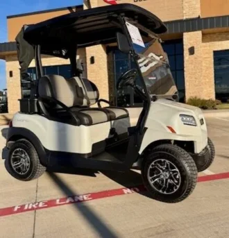 2025 Club Car Onward Glacier White golf cart VIN TJ2505-365218, battery configuration requires verification